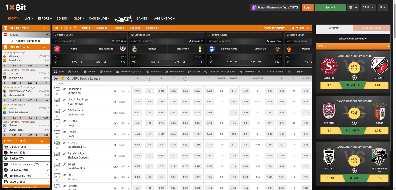 Vantaggi di usare crypto per scommesse